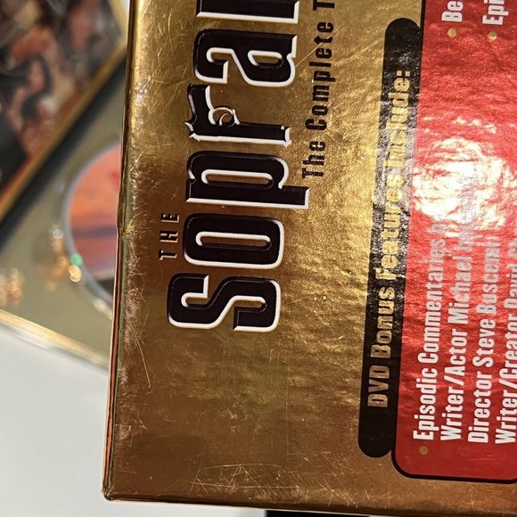 Vintage 2001 Boxed DVD Set The Sopranos HBO Complete 3rd Season 4 Disk Tested - Picture 14 of 14
